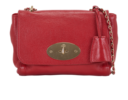 Lily Crossbody, &pound;450, Handbags, Red, Patent Leather, Front view
